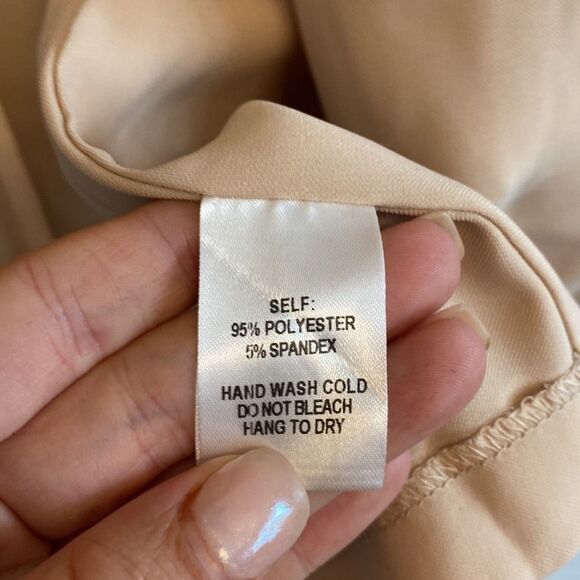 NWT- Lulus cream open draped-Lightweight Miss Punctuality  blazer- Size XS - Picture 10 of 15